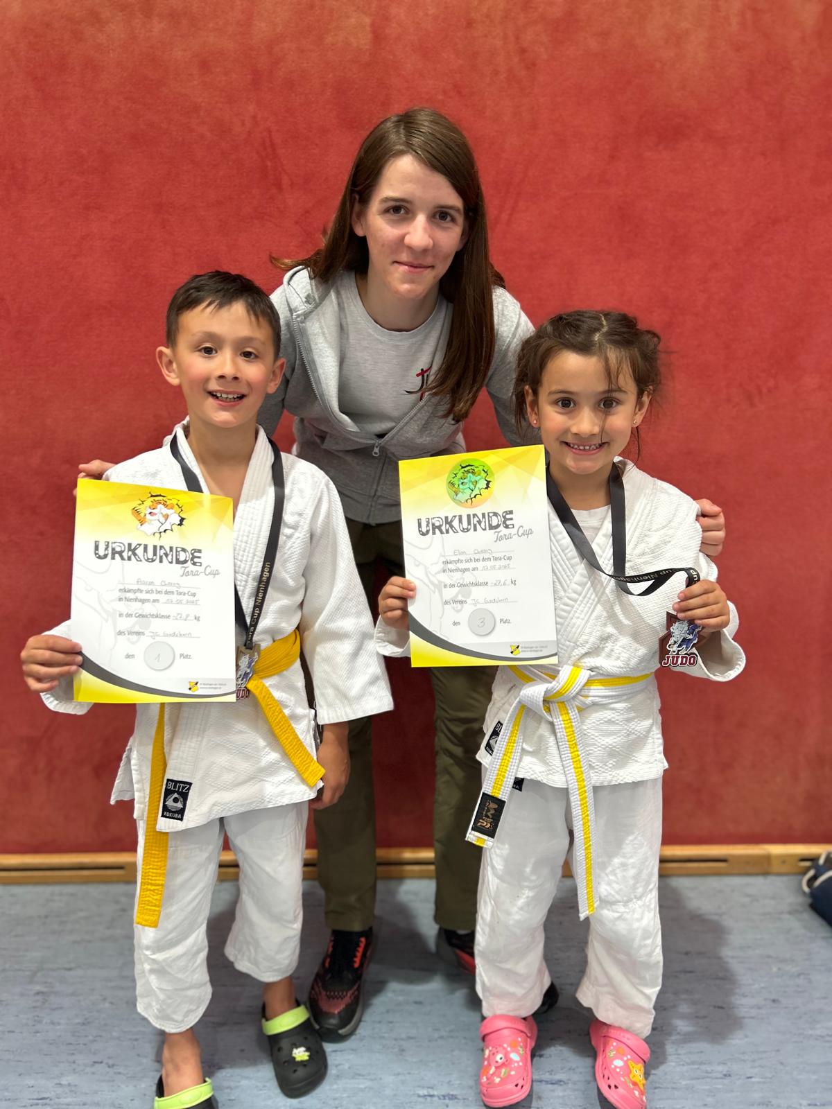 Aaron,Lukas und Elina